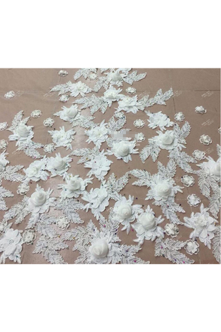 2024 Gorgeous Wedding Veil Length 3 Meter Width 3 Meter Tulle With Handmade Flowers
