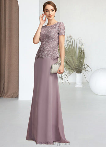 Aliana A-Line Scoop Neck Floor-Length Chiffon Lace Mother of the Bride Dress BF2126P0014846