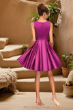 Tina A-line Scoop Short/Mini Homecoming Dress BF2P0020525