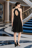 Jordan A-line Scoop Knee-Length Chiffon Lace Homecoming Dress BF2P0020518