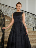 Lia A-Line/Princess Lace Applique Scoop Sleeveless Asymmetrical Mother of the Bride Dresses BF2P0020256