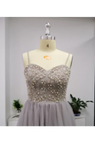 SweetHeart Neckline Beaded Bodice Tulled Skirt Prom Dresses