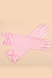 Elbow Length Wedding Flower Girl Gloves