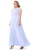 Novia Natural Waist Sleeveless A-Line/Princess Straps Floor Length Bridesmaid Dresses