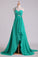 2024 Prom Dresses One Shoulder With Beading/Sequins A Line Chiffon Asymmetrical