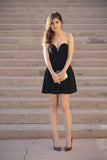 Strapless Sweetheart Black Sweetheart Backless Paisley Satin A Line Homecoming Dresses Pleated Short