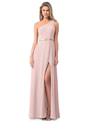 LuLu A-Line/Princess Spaghetti Staps Floor Length Sleeveless Natural Waist Bridesmaid Dresses