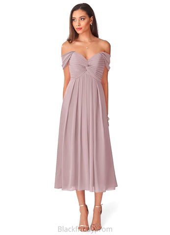 Kathleen A-Line/Princess Natural Waist Floor Length Straps Sleeveless Bridesmaid Dresses