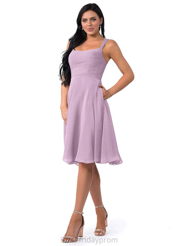Jaliyah Sleeveless One Shoulder Natural Waist Floor Length A-Line/Princess Bridesmaid Dresses