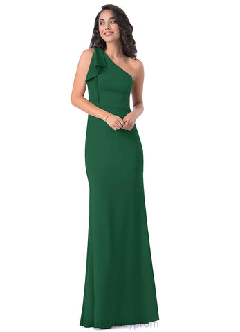 Zara Natural Waist Floor Length Sleeveless A-Line/Princess V-Neck Bridesmaid Dresses