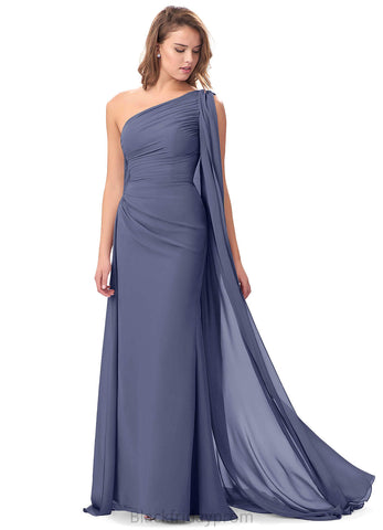 Carlee Natural Waist Scoop Floor Length A-Line/Princess Sleeveless Bridesmaid Dresses