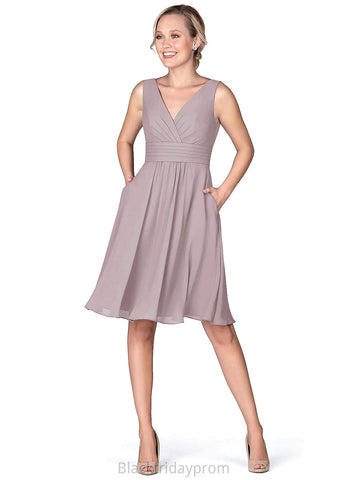 Mylie Spaghetti Staps Sleeveless Floor Length A-Line/Princess Natural Waist Bridesmaid Dresses