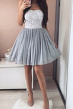 2024 Tulle & Lace Homecoming Dresses Sweetheart A Line