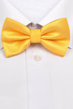 Fashion Polyester Bow Tie Yellow