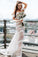 Modest Sweetheart Neck Lace Bridal Dress Beach Wedding Dresses, Sexy Boho Bridal Dress