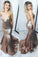 2022 Sexy Trumpet/Mermaid Sequins Open Back Prom Dress Spaghetti Straps