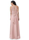 Annabel Sleeveless Sweetheart Natural Waist Floor Length A-Line/Princess Bridesmaid Dresses