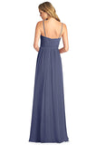 Gracelyn Natural Waist Scoop A-Line/Princess Sleeveless Floor Length Bridesmaid Dresses