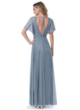 Alejandra Knee Length Sleeveless A-Line/Princess Natural Waist Scoop Bridesmaid Dresses
