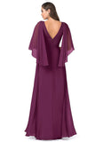 Alannah Natural Waist Sleeveless Scoop Tea Length A-Line/Princess Bridesmaid Dresses