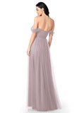 Nayeli Sleeveless A-Line/Princess High Low One Shoulder Natural Waist Bridesmaid Dresses