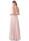 Rayne Natural Waist Sleeveless Straps A-Line/Princess Floor Length Bridesmaid Dresses
