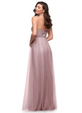 Jadyn Floor Length Natural Waist Sleeveless Straps A-Line/Princess Bridesmaid Dresses