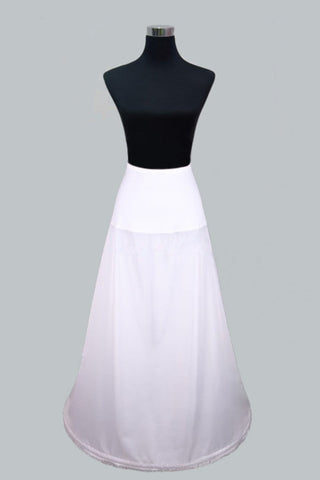 Women Polyester/Spandex Floor Length 1 Tiers Petticoats P003