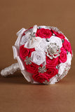 Wedding Flowers Round Roses Bouquets Simulation Flowers (26*20cm)