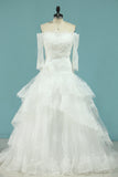 2024 Wedding Dresses Mermaid Sweetheart Tulle With Applique