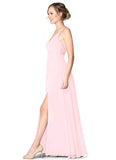 Abigail Knee Length Short Sleeves A-Line/Princess V-Neck Natural Waist Bridesmaid Dresses