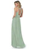Alana Natural Waist A-Line/Princess Straps Sleeveless Floor Length Bridesmaid Dresses
