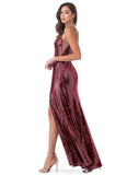 Amara A-Line/Princess Short Sleeves V-Neck Knee Length Natural Waist Bridesmaid Dresses