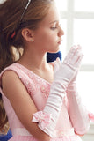 Elbow Length Wedding Flower Girl Gloves