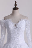 2024 Hot Wedding Dresses Sweetheart Ball Gown Tulle With Applique