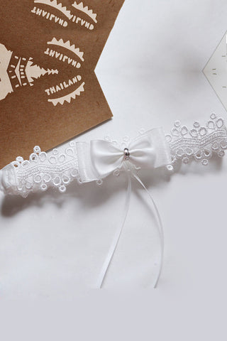 Sexy Lace With Bowknot Wedding Garters
