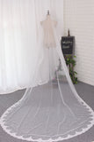 Single Layer Lace Applique Edge 3.5 Meters Wedding Veil