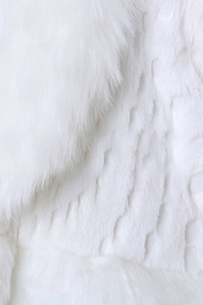 3/4 Length Sleeve Faux Fur Wedding Wrap
