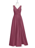 Delaney Halter Natural Waist A-Line/Princess Sleeveless Floor Length Bridesmaid Dresses