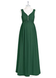 Gabriella Sleeveless Floor Length A-Line/Princess Natural Waist Bridesmaid Dresses