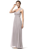 Ali Trumpet/Mermaid Natural Waist Velvet Floor Length Sleeveless Bridesmaid Dresses
