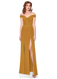 Leilani One Shoulder Natural Waist Sleeveless A-Line/Princess Floor Length Bridesmaid Dresses