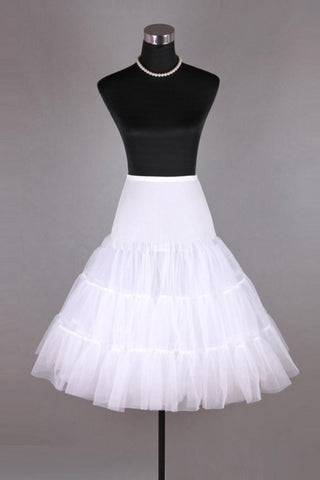 Women/Girls Polyester Short Length 2 Tiers Petticoats P021