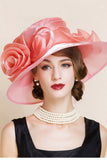 Ladies' Fashion Organza With Bowler/Cloche Hat