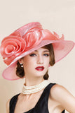 Ladies' Fashion Organza With Bowler/Cloche Hat