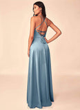 Mareli Sleeveless A-Line/Princess Empire Waist Floor Length Bridesmaid Dresses