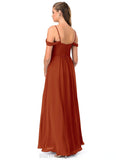 Sahna Natural Waist Sleeveless Lace V-Neck Sheath/Column Floor Length Bridesmaid Dresses