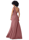 Reina Off The Shoulder Natural Waist Sleeveless A-Line/Princess Bridesmaid Dresses