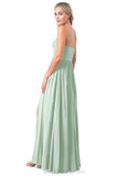 Dakota Sleeveless Straps Natural Waist Floor Length A-Line/Princess Bridesmaid Dresses