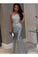 Trumpet/Mermaid Jewel Sleeveless Floor-Length Sequin Tulle Dresses